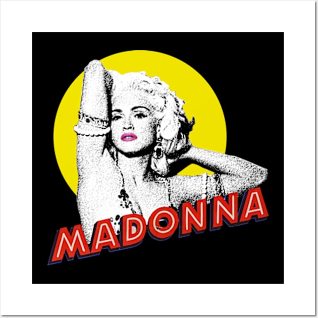 Madonna // Original 80s Retro Wall Art by gulymaiden